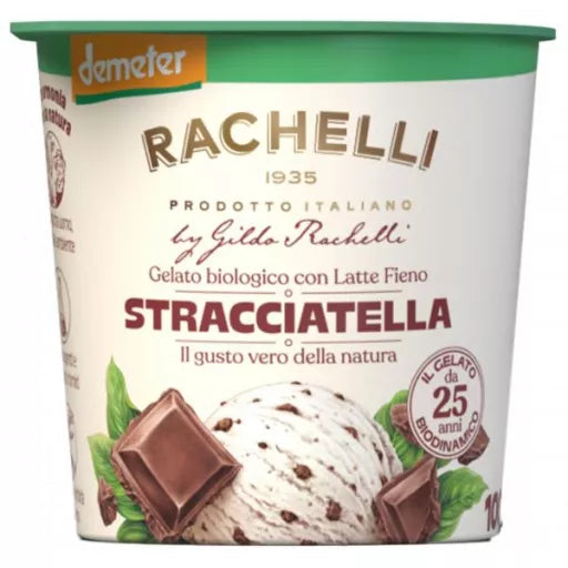 Biodynamisk Stracciatella Gelato - 125ML - Rachelli