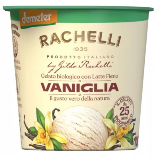 Biodynamisk Vanilje Gelato - 125ML - Rachelli