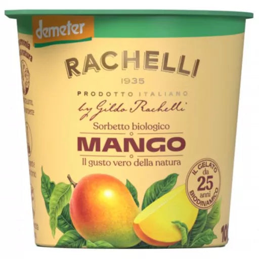 Biodynamisk Mango Sorbet - 125ML - Rachelli