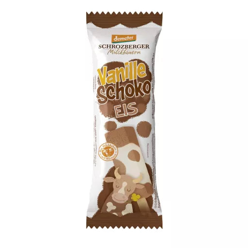 Biodynamisk Ispind Chokolade & Vanilje - 65ML - Schrozberger