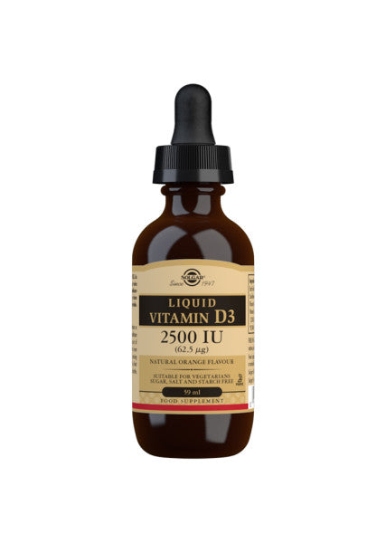 Liquid Vitamin D3 2500IU - 59ML - Solgar