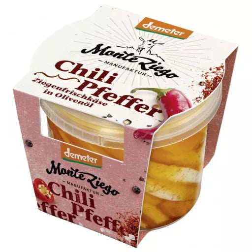 Biodynamisk Gede Friskost Chili - 115G - Monte Ziego
