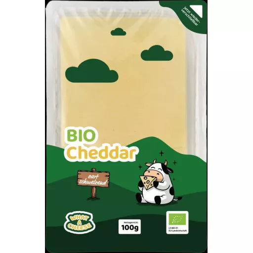 Økologisk Cheddar i Skiver - 100G - Vallée Verte