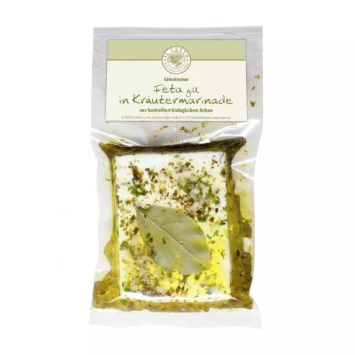 Økologisk Marineret Ægte Græsk Feta 43% - 175G - Il Cesto