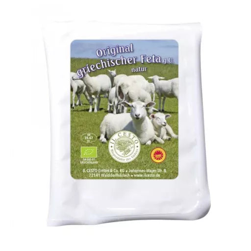 Økologisk Ægte Græsk Feta 43% - 180G - Il Cesto