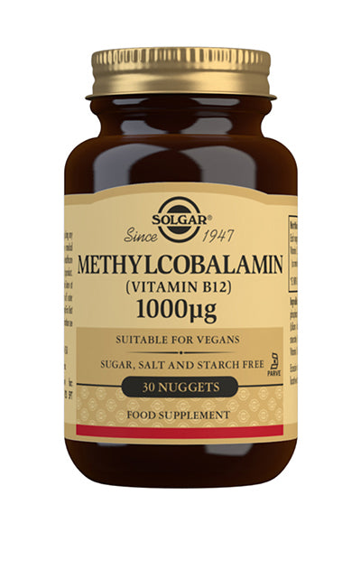 Methylcobalamin Vitamin B12 1000μg - 30 Tyggetablet - Solgar