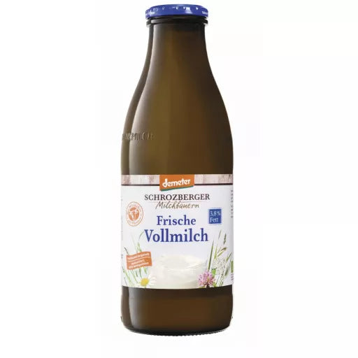 Biodynamisk Sødmælk 3,8% - 1L - Schrozberger