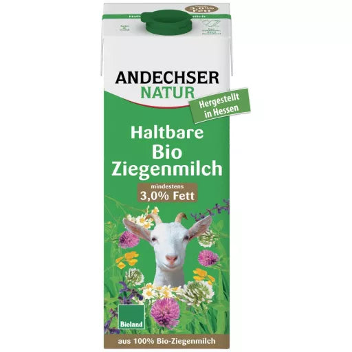 Økologisk Gedemælk 3% - 1000ML - Andechser Natur