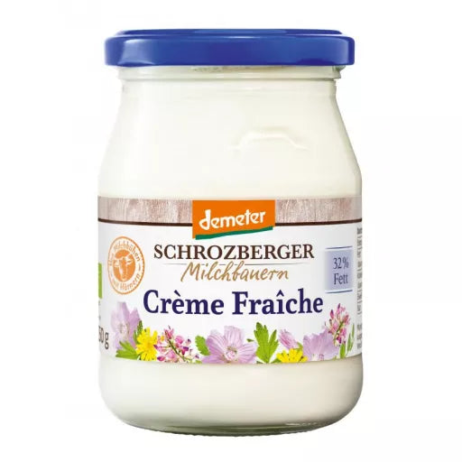 Biodynamisk Creme Fraiche 32% - 250ML - Schrozberger