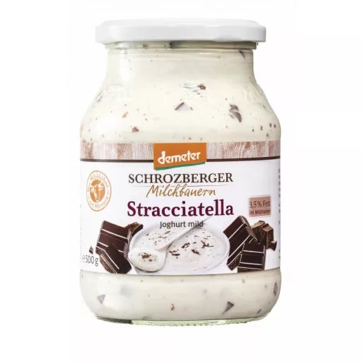 Biodynamisk Yoghurt Stracciatella 3,5% - 500ML - Schrozberger