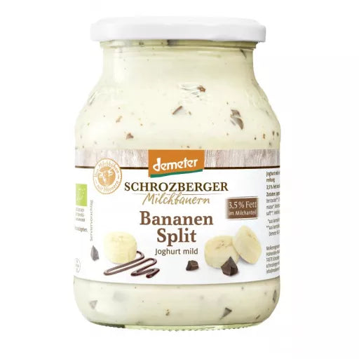 Biodynamisk Yoghurt Banana Split 3,5% - 500ML - Schrozberger