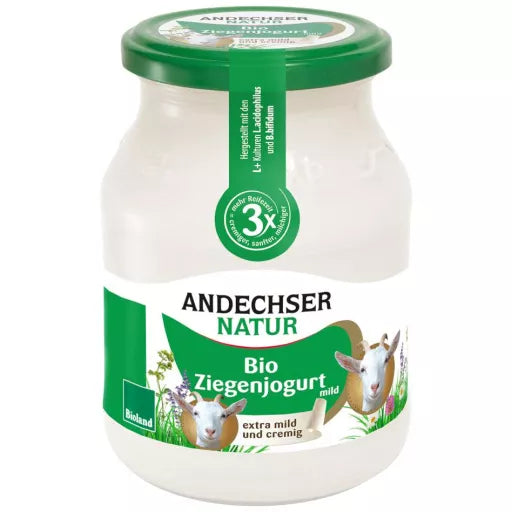 Økologisk Gedeyoghurt 6,6% - 500ML - Andechser Natur