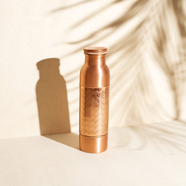 Mosaic Kobberflaske 900ML - Forest & Love