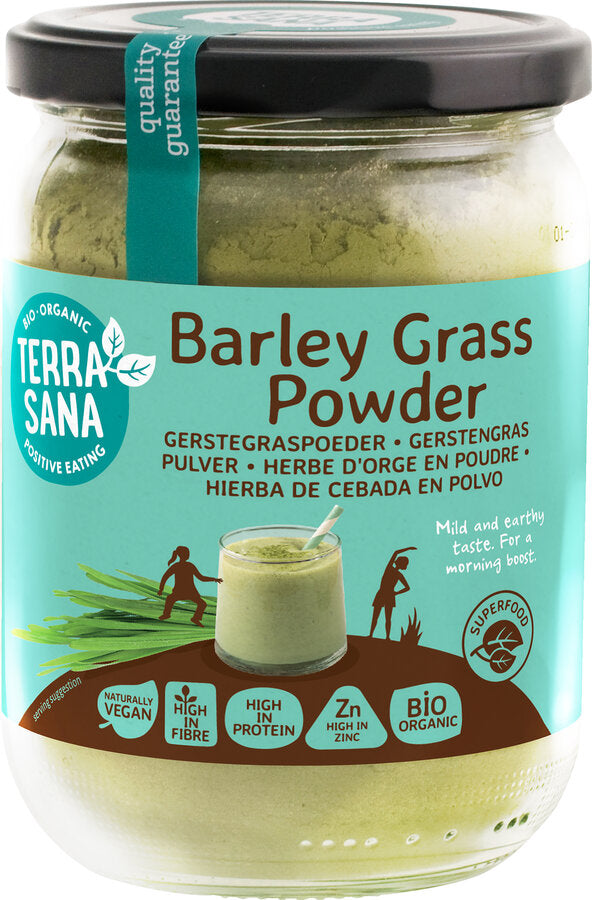 Økologisk Byggræspulver - 130G - Terrasana