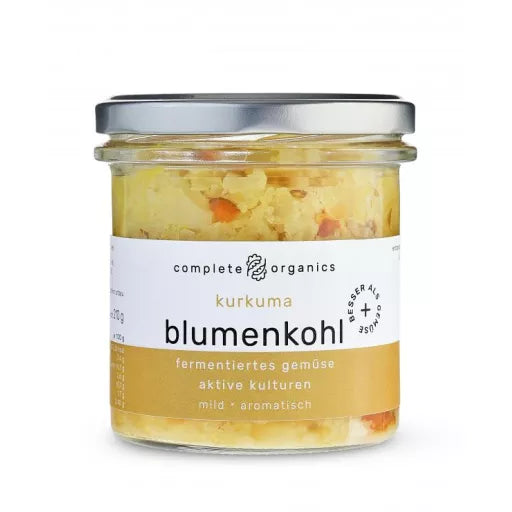 Økologisk Fermenteret Blomkål Gurkemeje - 230G - CompleteOrganics