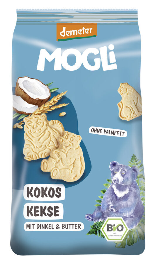 Biodynamiske Børne Kiks Kokos & Kakao  - 125G - Mogli