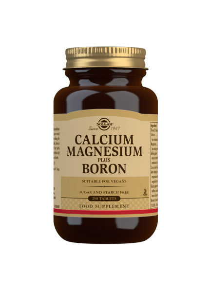Calcium Magnesium Plus Boron - 250 Tabletter - Solgar