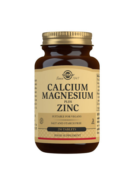 Calcium Magnesium Plus Zink - 250 Tabletter - Solgar