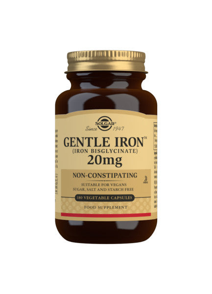 Gentle Iron 20mg - 180 Kapsler - Solgar