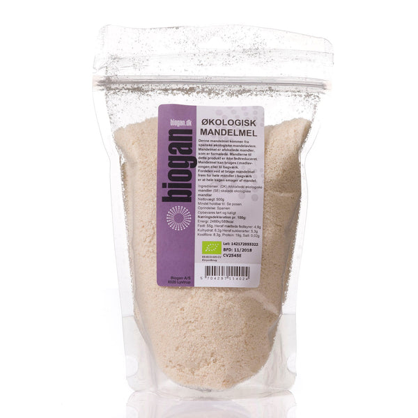 Økologisk Mandelmel - 500G - Biogan