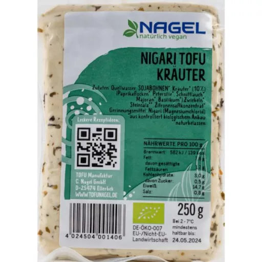 Økologisk Urte Tofu - 250G - Tofumanufaktur Christian Nagel