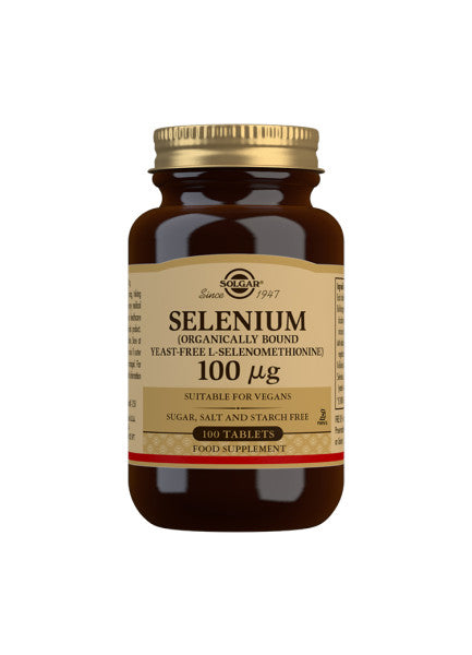 Selenium 100 μg - 100 Tabletter - Solgar