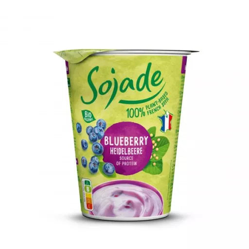 Økologisk Soja Joghurt Blåbær - 400G - Sojade
