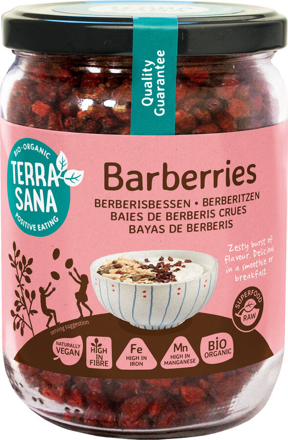 Økologiske RAW Berberisbær - 140G - Terrasana