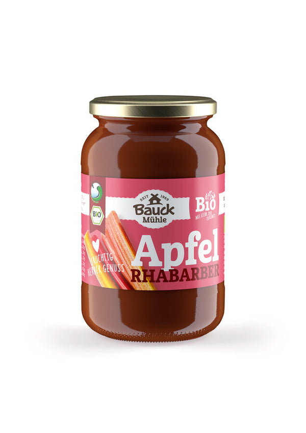 Økologisk Æble-Rabarbermos - 360G - Bauckhof Mühle