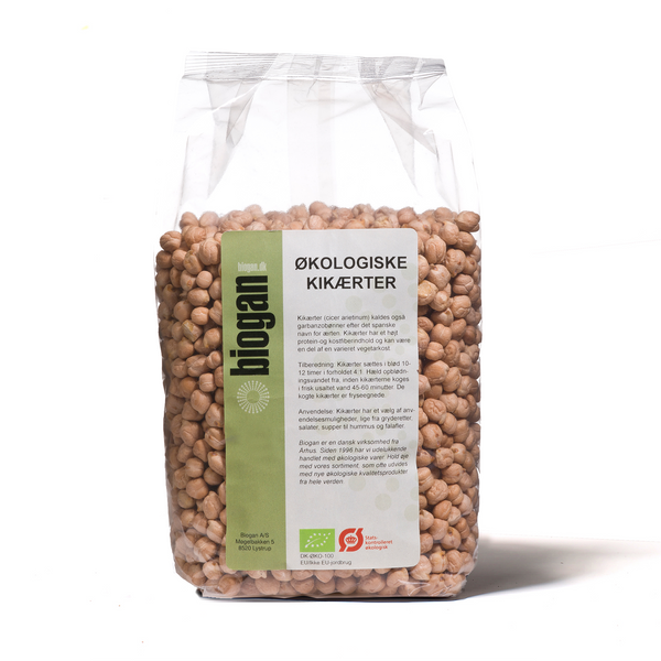 Økologiske Kikærter - 1KG - Biogan