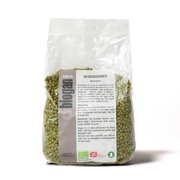 Økologiske Mungbønner - 750G - Biogan