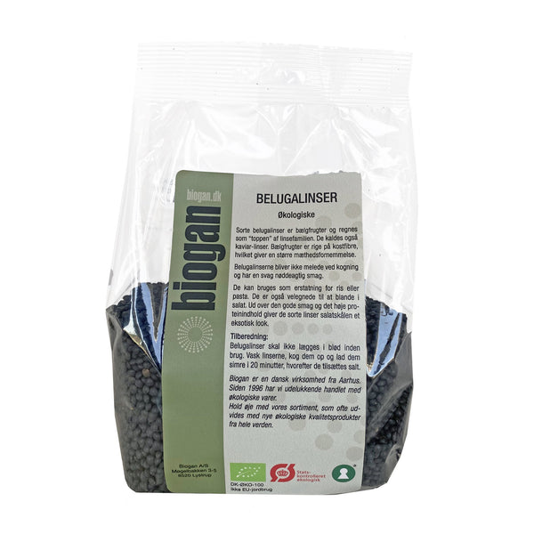 Økologiske Belugalinser - 500G - Biogan