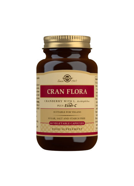 Cran Flora med Vitamin C - 60 Kapsler - Solgar