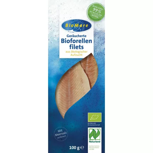 Økologisk Røget Ørred - 100G - BioMare Wechsler's Feinfisch