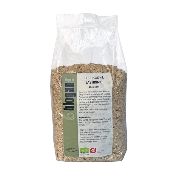 Økologiske Brune Jasmin Ris - 1KG - Biogan