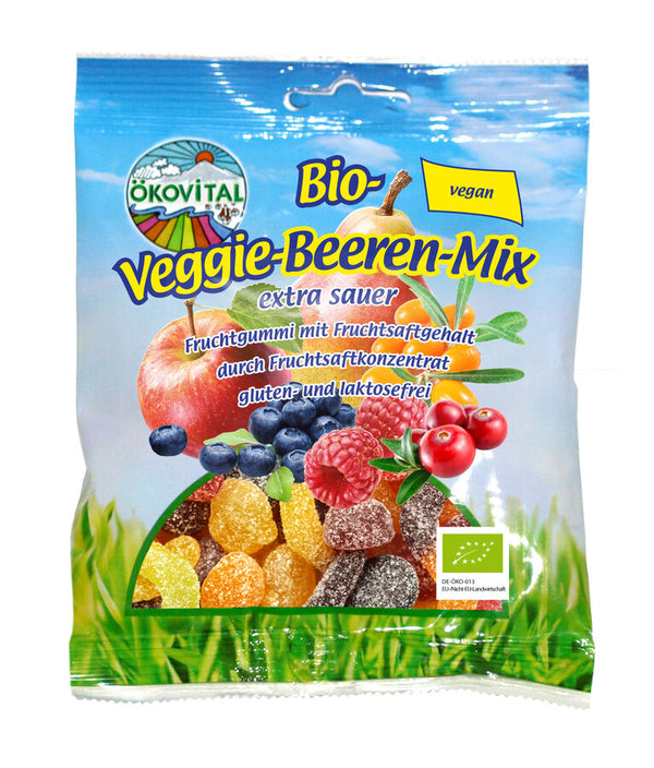 Økologiske Vegansk Bær Mix - 80G - Ökovital