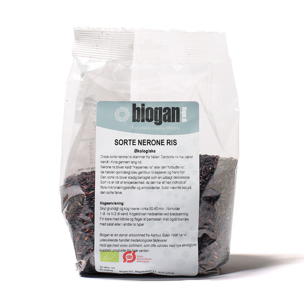 Økologiske Sorte Nerone Ris - 500G - Biogan