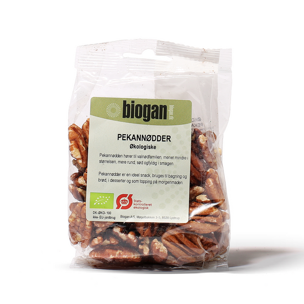 Økologiske Pekannødder - 100G - Biogan