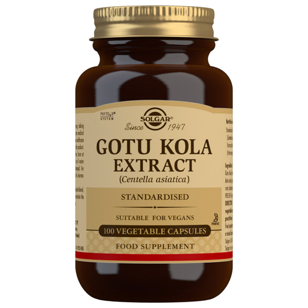 Gotu Kola - 100 Kapsler - Solgar