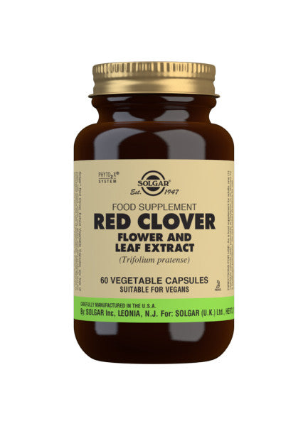 Red Clover Extract OBS! UDLØB 31 NOVEMBER 2025 - 60 Kapsler - Solgar