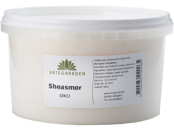 Økologisk Sheasmør - 500ML - URTEGAARDEN