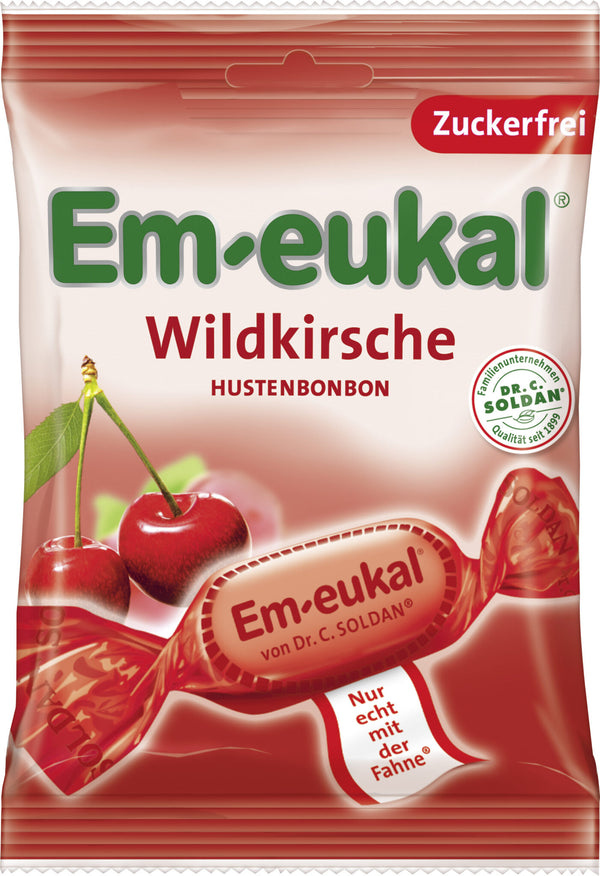 Sukkerfri Hostebolcher Kirsebær – 75G - Em-Eukal