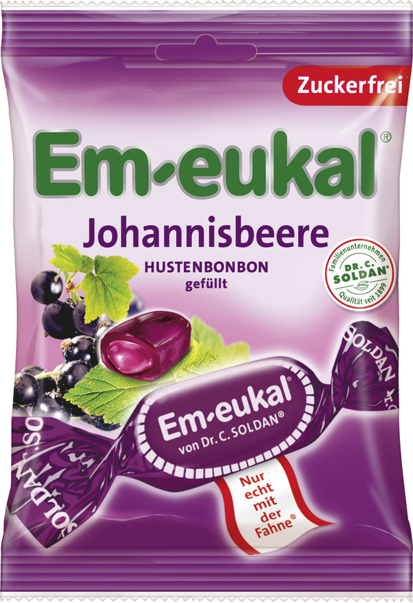 Sukkerfri Hostebolcher Solbær – 75G - Em-Eukal