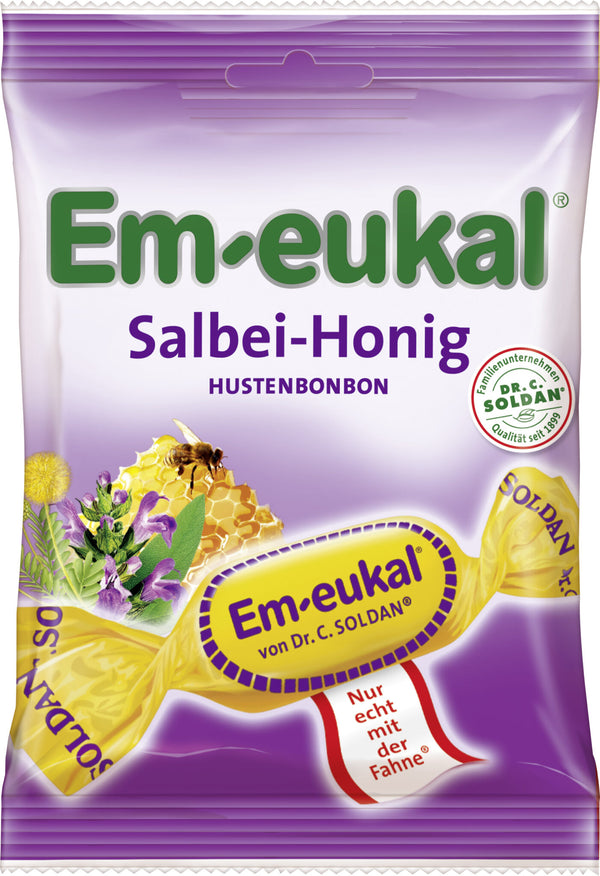 Hostebolcher Salvie & Honning – 75G - Em-Eukal