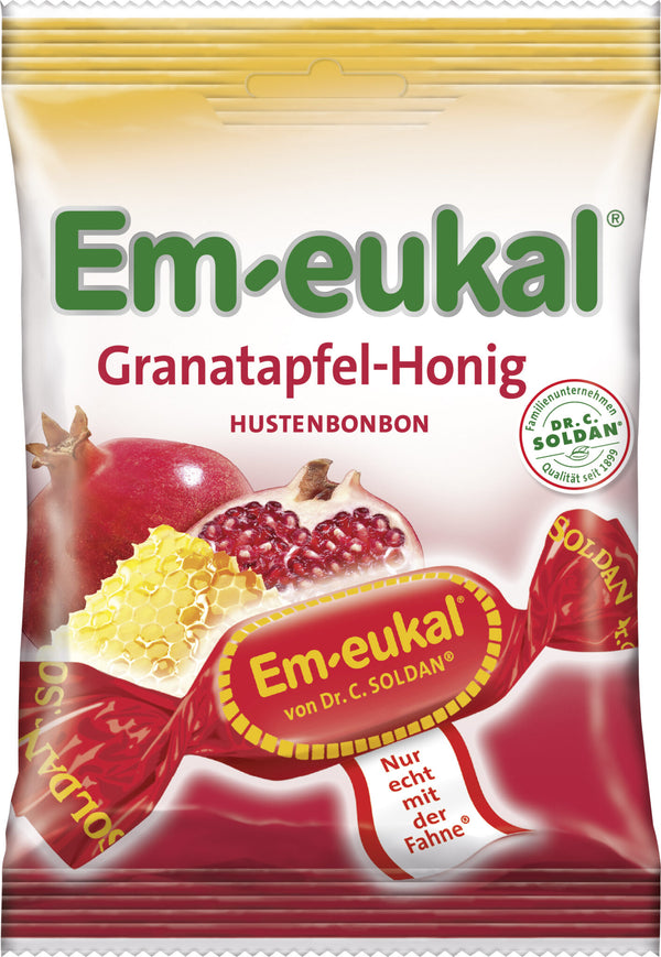 Hostebolcher Granatæble & Honning – 75G - Em-Eukal