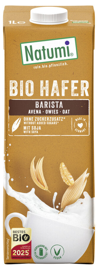 Havredrik Barista - Uden tilsat sukker - 1L - Natumi