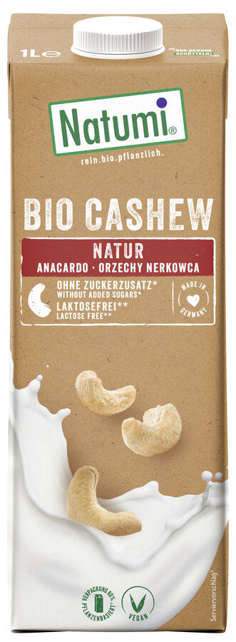 Cashewdrik - Uden tilsat sukker - 1L - Natumi