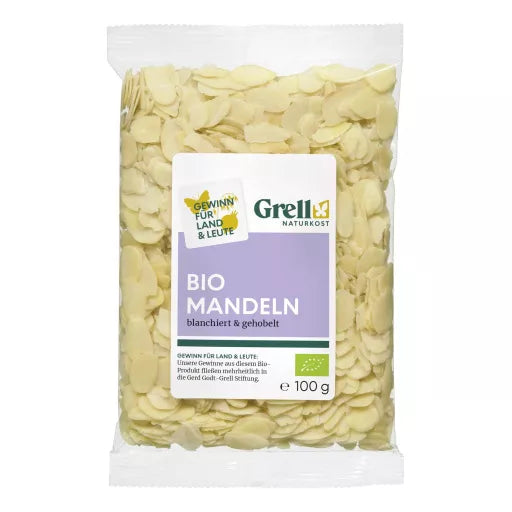 Økologiske Mandelflager - 100G - Grell Naturkost
