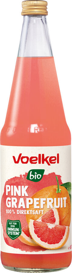 Økologisk Pink Grapefrugtsaft - 700ML - Voelkel