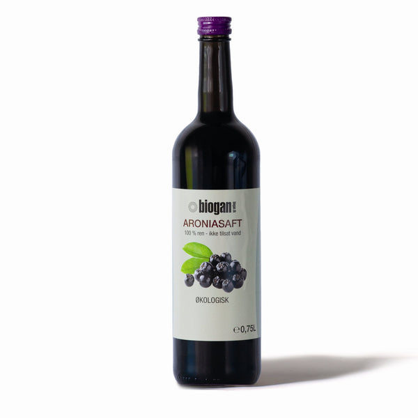 Økologisk Aroniasaft - 750ML - Biogan